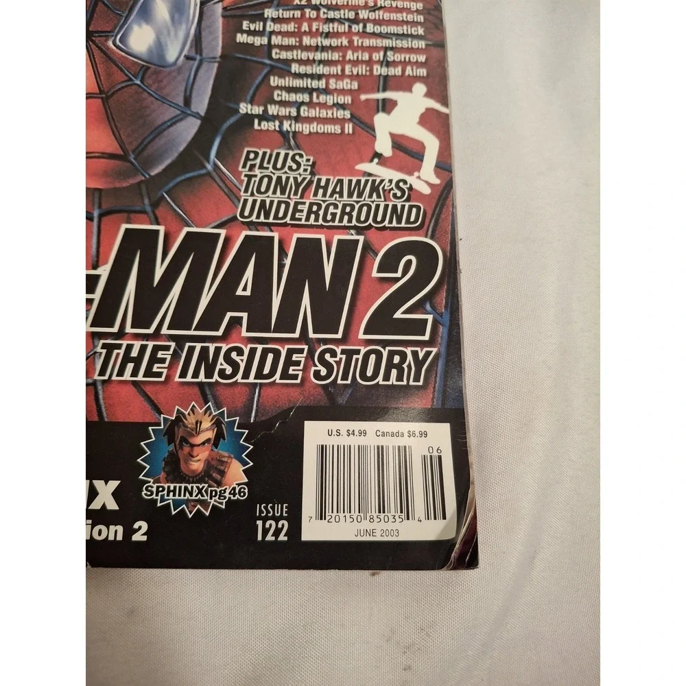 Game Informer Magazine Issue 122 Spider Man 2 Clock Tower 3 2003 Fatal Frame 2